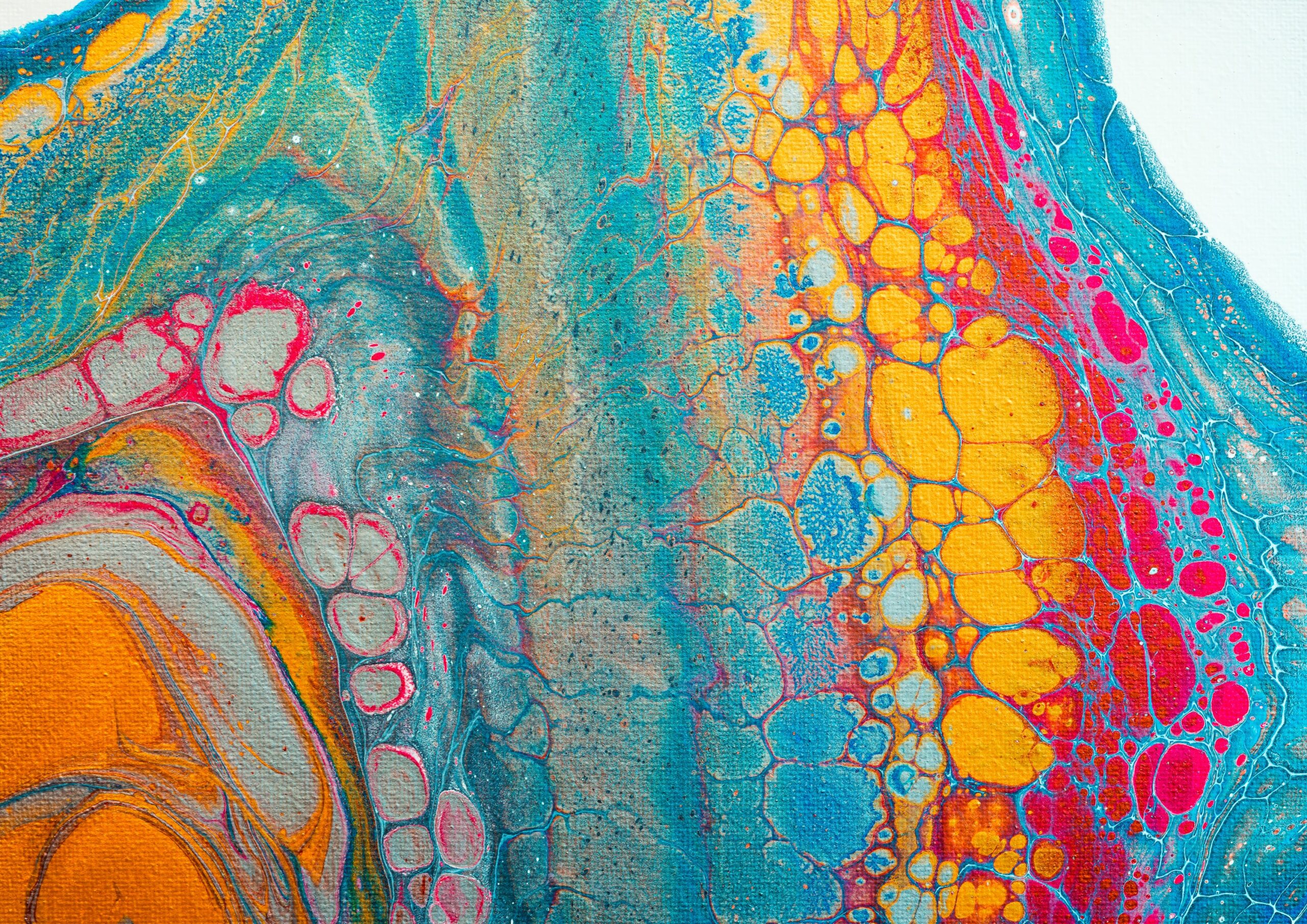 Abstract close-up image representing stem cells and cell development