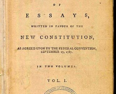 Title page of the first 1788 edition of The Federalist essays