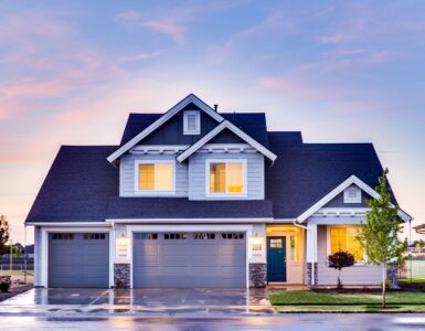 A house exterior representing homes that may need radon testing