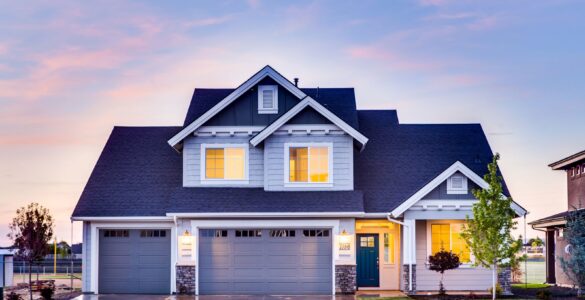 A house exterior representing homes that may need radon testing
