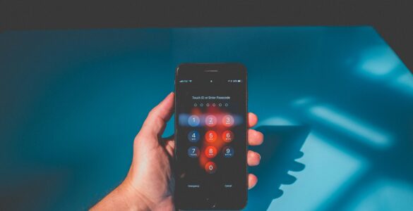 A locked smartphone representing account security that still matters when using a VPN