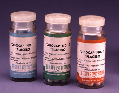 Prescription placebo capsules used in medical research and practice