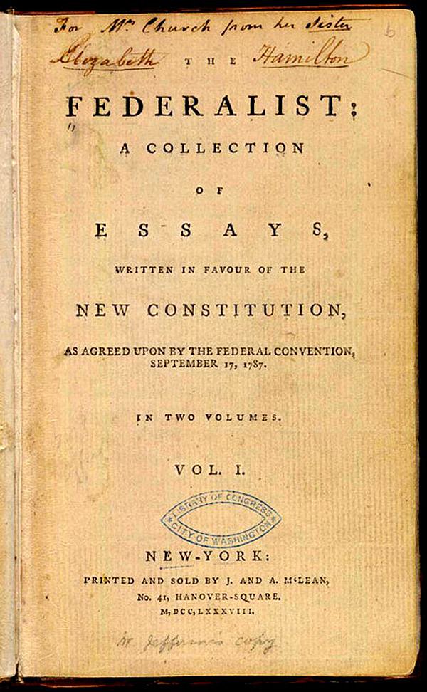 Title page of early American political writing, representing how printed arguments helped public ideas travel.