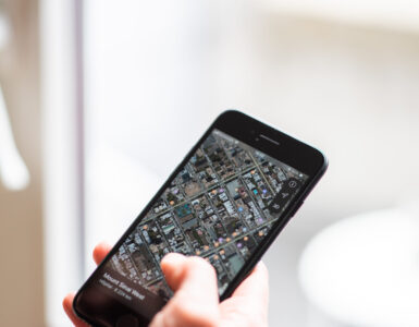 A smartphone showing map directions, representing why location information matters during emergency calls.