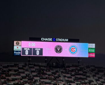 A soccer scoreboard representing how standings can depend on points, goals, and conduct tiebreakers