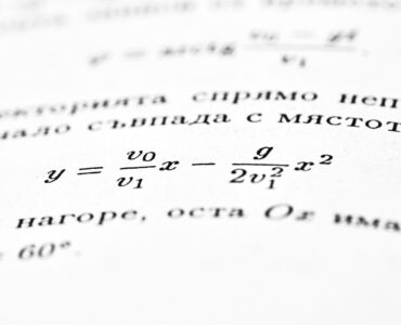 A page of linear algebra equations representing how inverse matrices undo transformations.