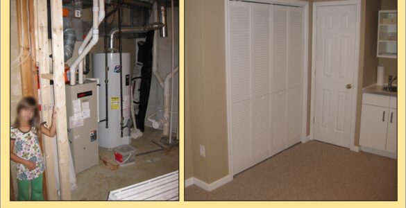 Residential furnace and venting equipment before the first heating run of the season.