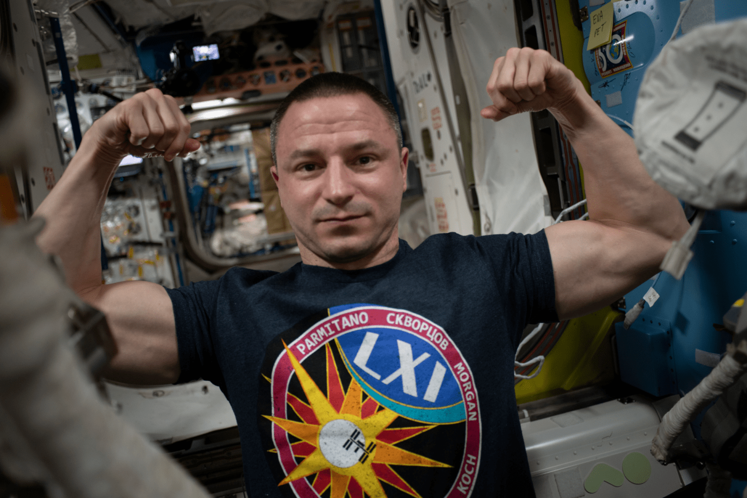 NASA infographic illustrating how spaceflight affects the human body.