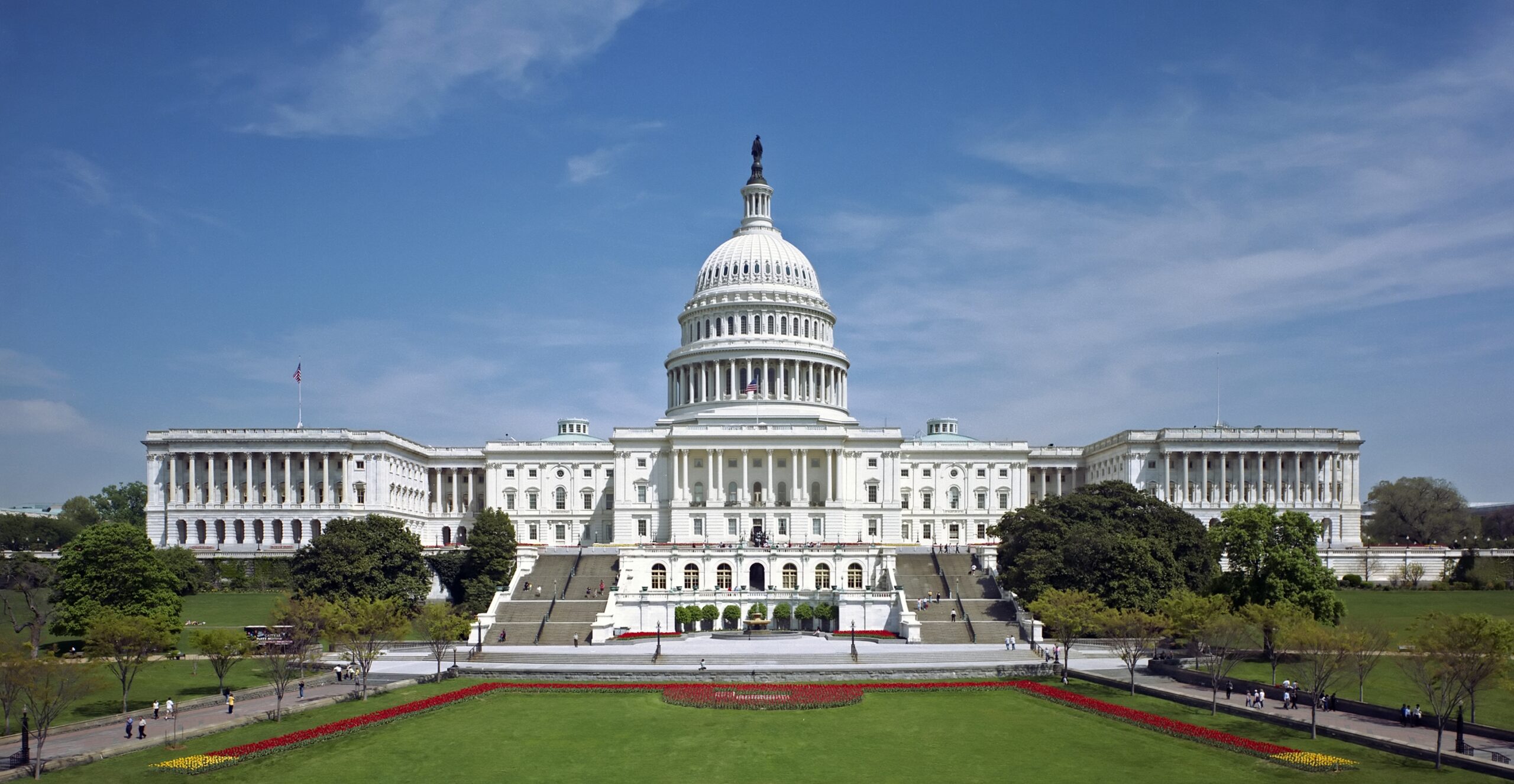 The U.S. Capitol building, representing Congress's power to pass laws that carry constitutional authority into effect.