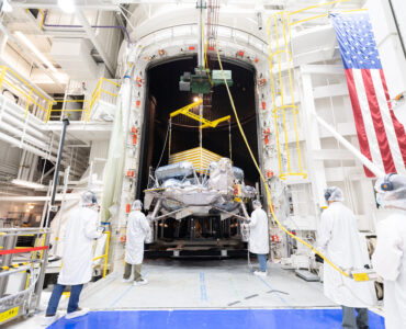 Griffin-1 lunar lander undergoing environmental tests at NASA JPL