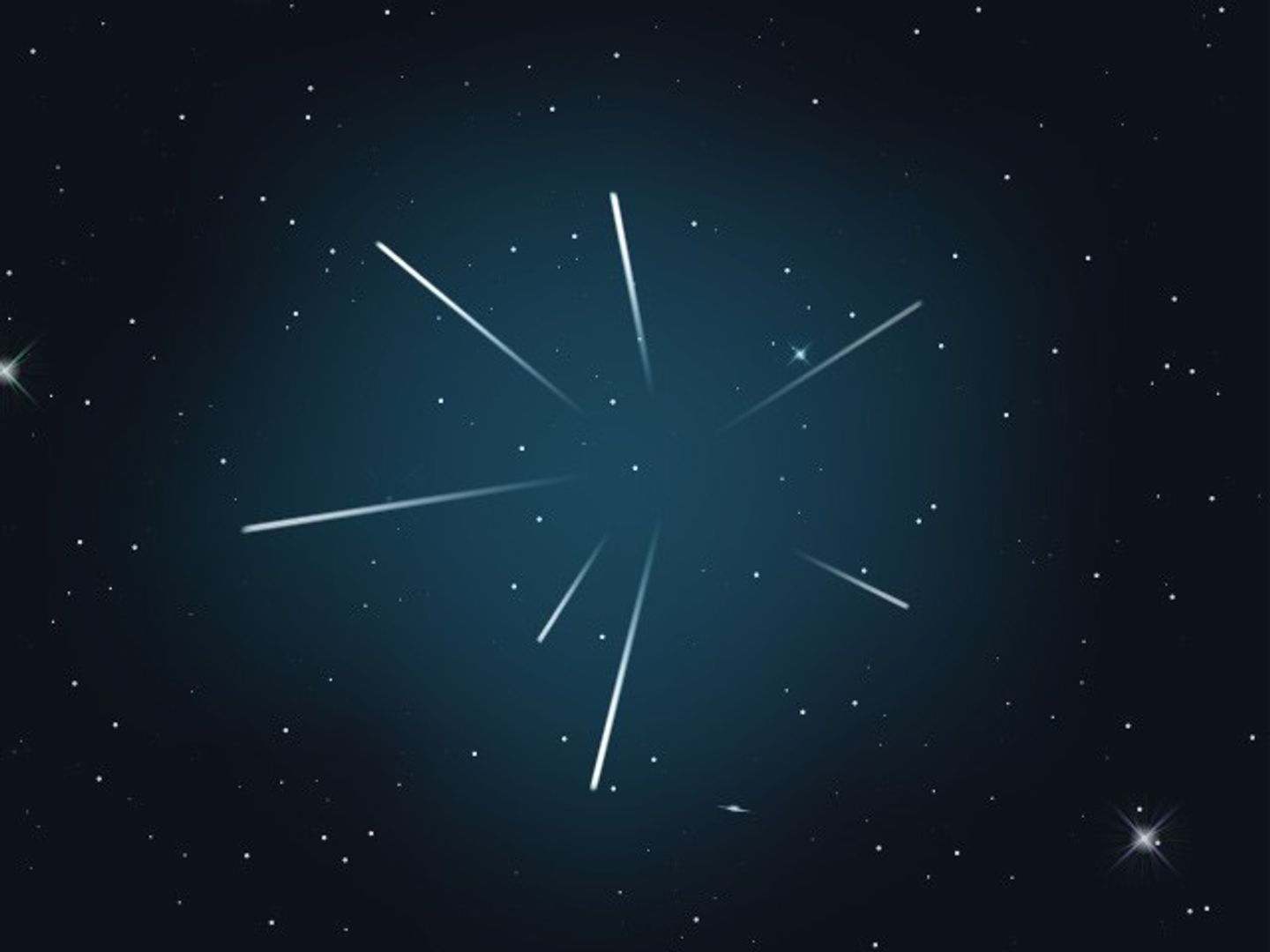 NASA skywatching graphic showing how to observe a meteor shower
