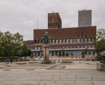 Oslo City Hall, where the Nobel Peace Prize ceremony is held